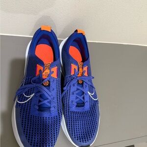 Nike Vibrant Blue and Orange Sneakers